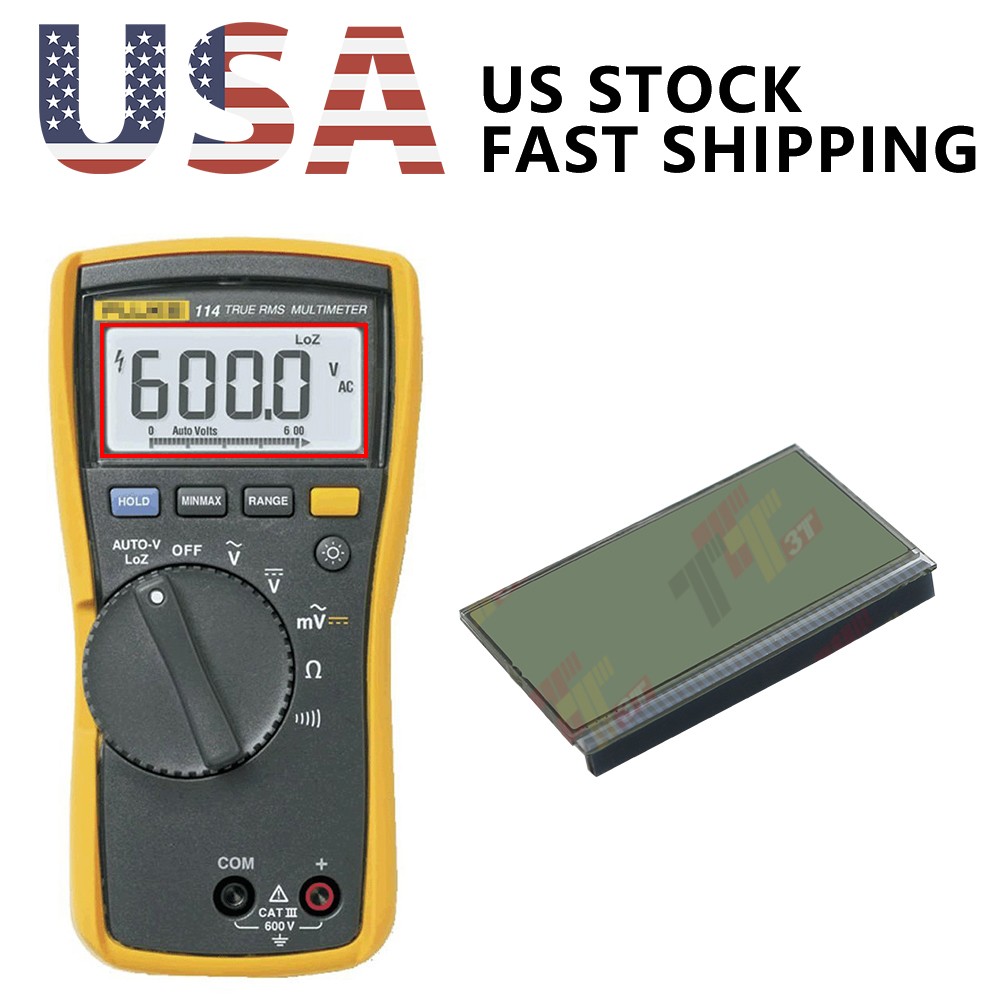 Display for FLUKE 113 114 115 116 117 True-rms Digital Multimeter Repair