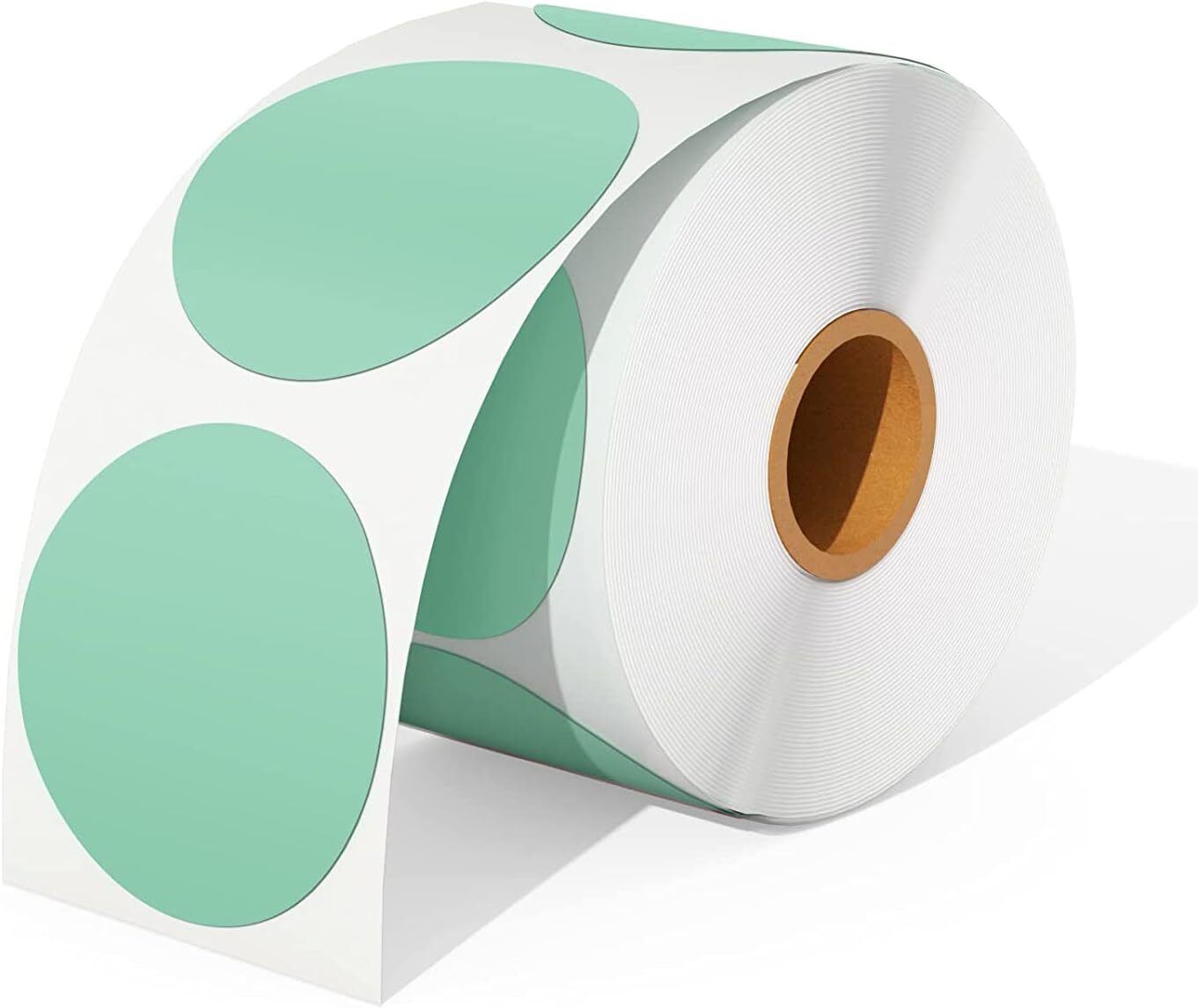 2 Inch Circle Thermal Stickers 750/Roll Self-Adhesive for Rollo Phomemo DIY
