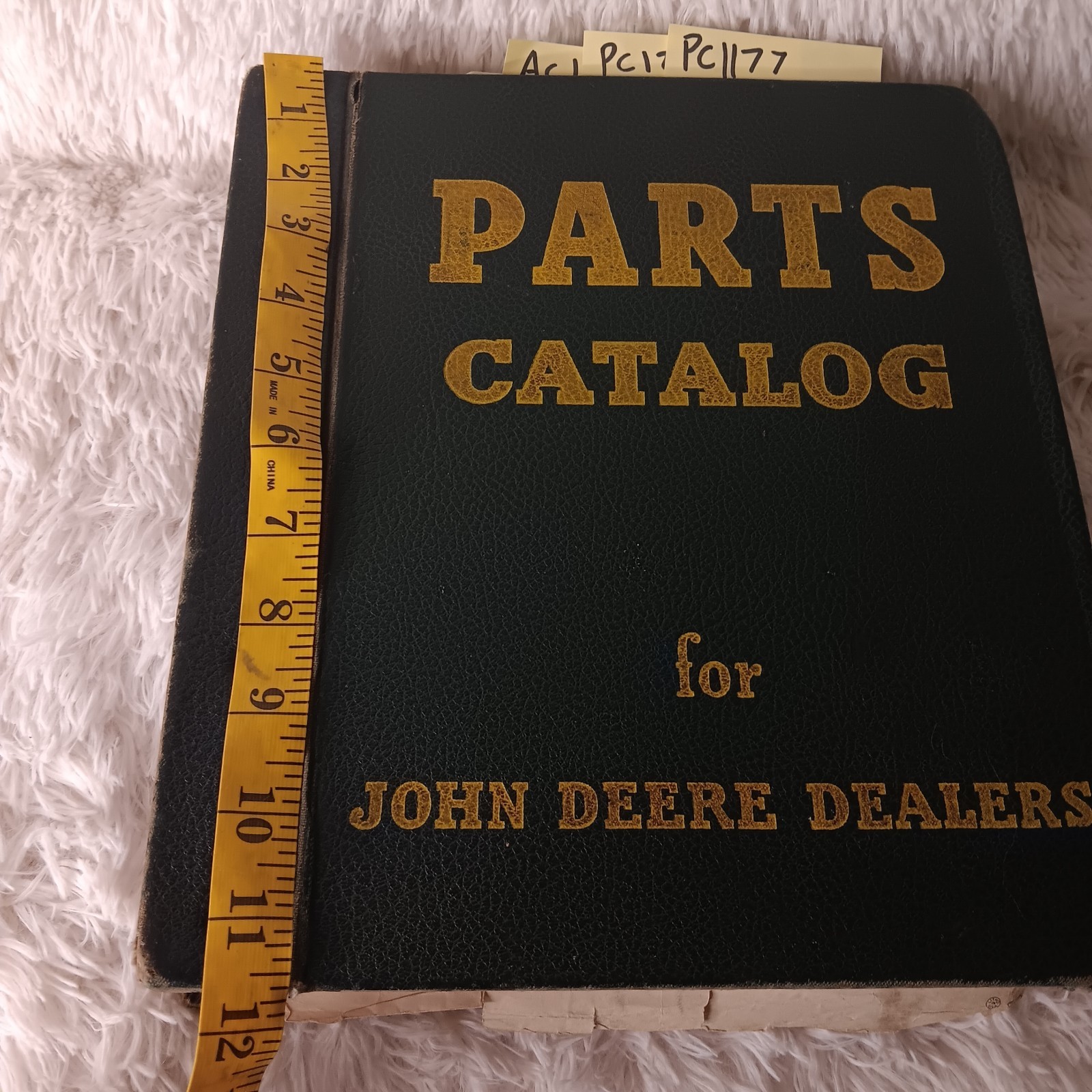John Deere 7 books in 1 Binder PC1177 PC1223 AC1016 PC433 AC1016 PC479 PC337