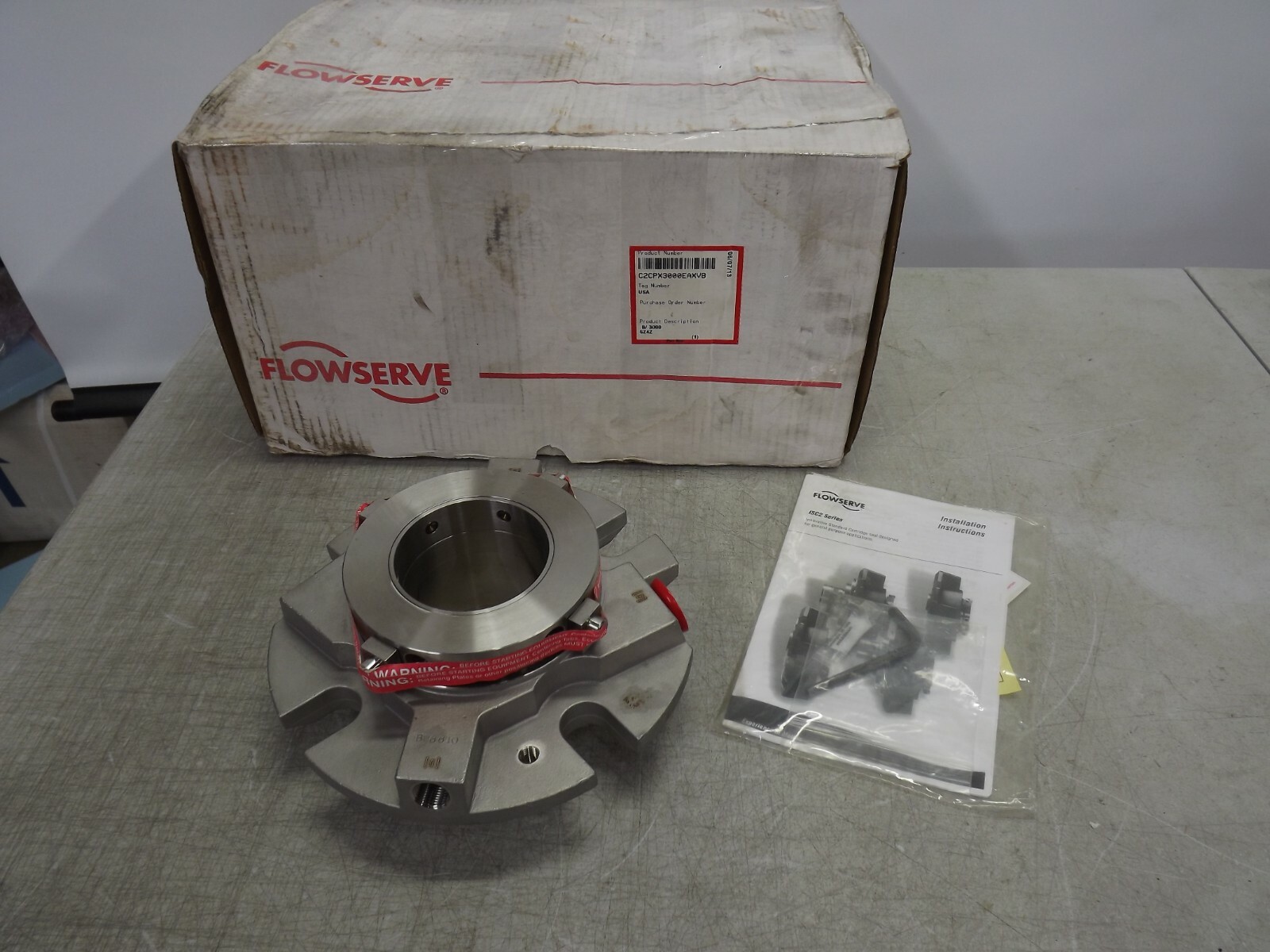 Flowserve ISC2-PX Series C2CPX3000EAXVB Mechanical Cartridge Seal 3.000″ Size SS