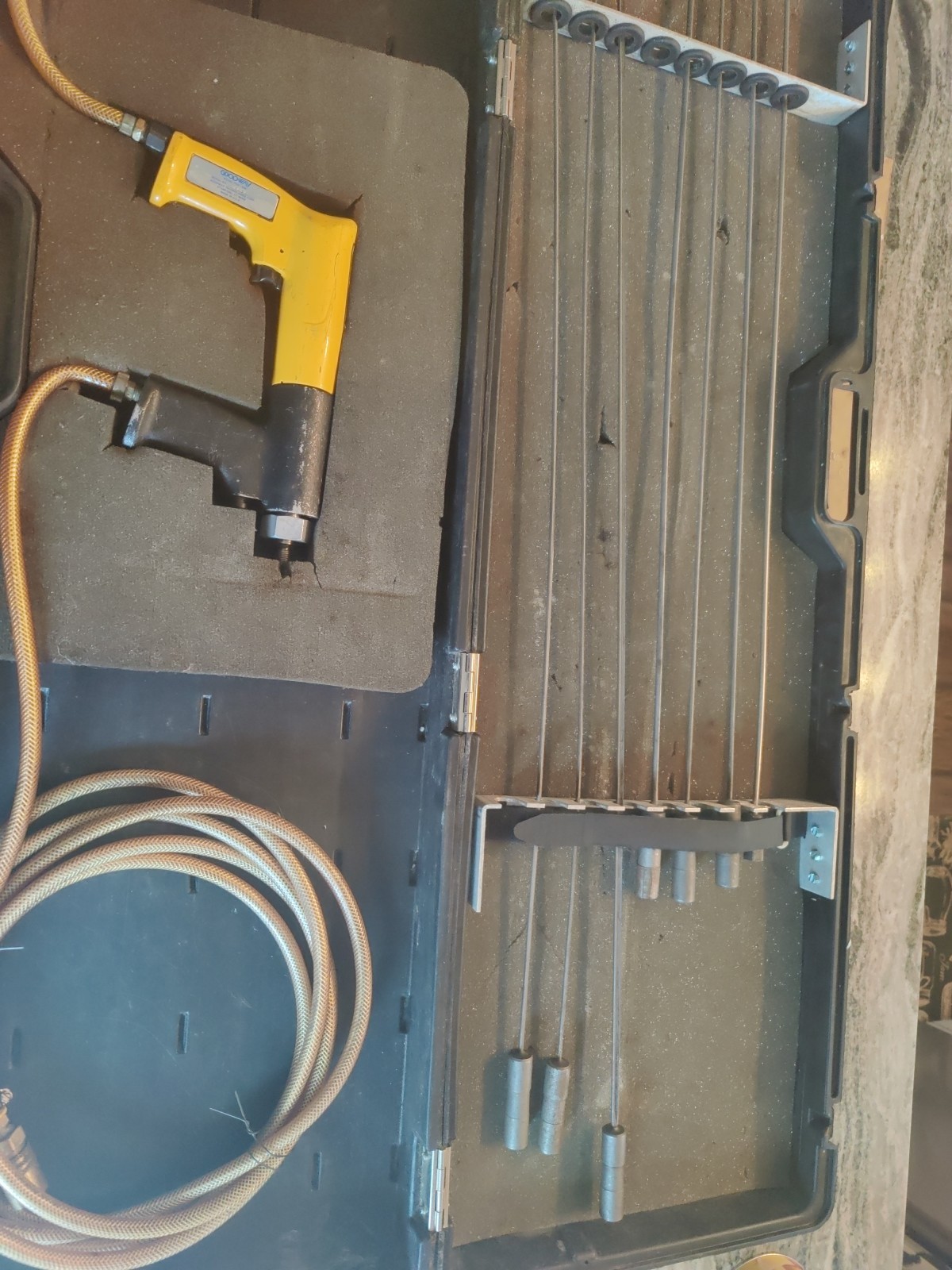 Goodway PSM-500 Tube Cleaning Drill Kit w/ Hollow & Starter Drills & Extras L2