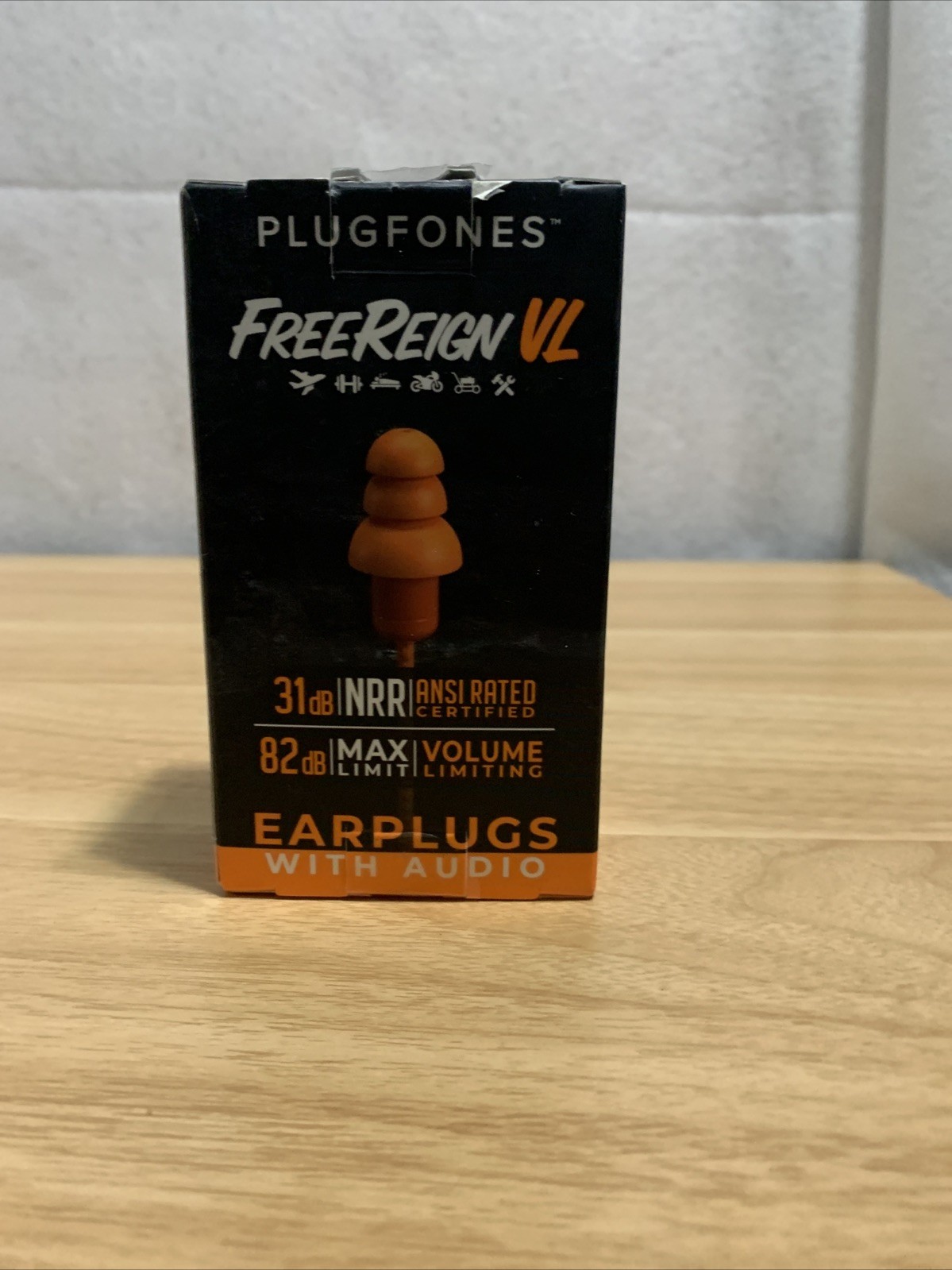 Plugfones FREEREIGN VL Earplugs With Audio OSHA HEARING PROTECTION