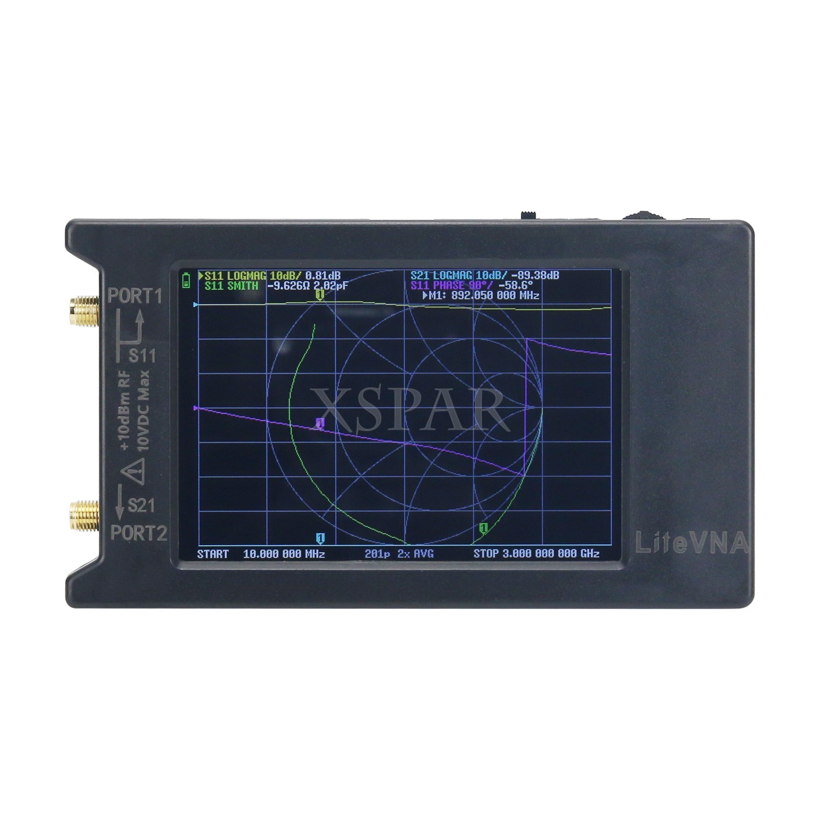 LiteVNA-64 Vector Network Analyzer VNA Antenna Analyzer with 3.95-inch Screen