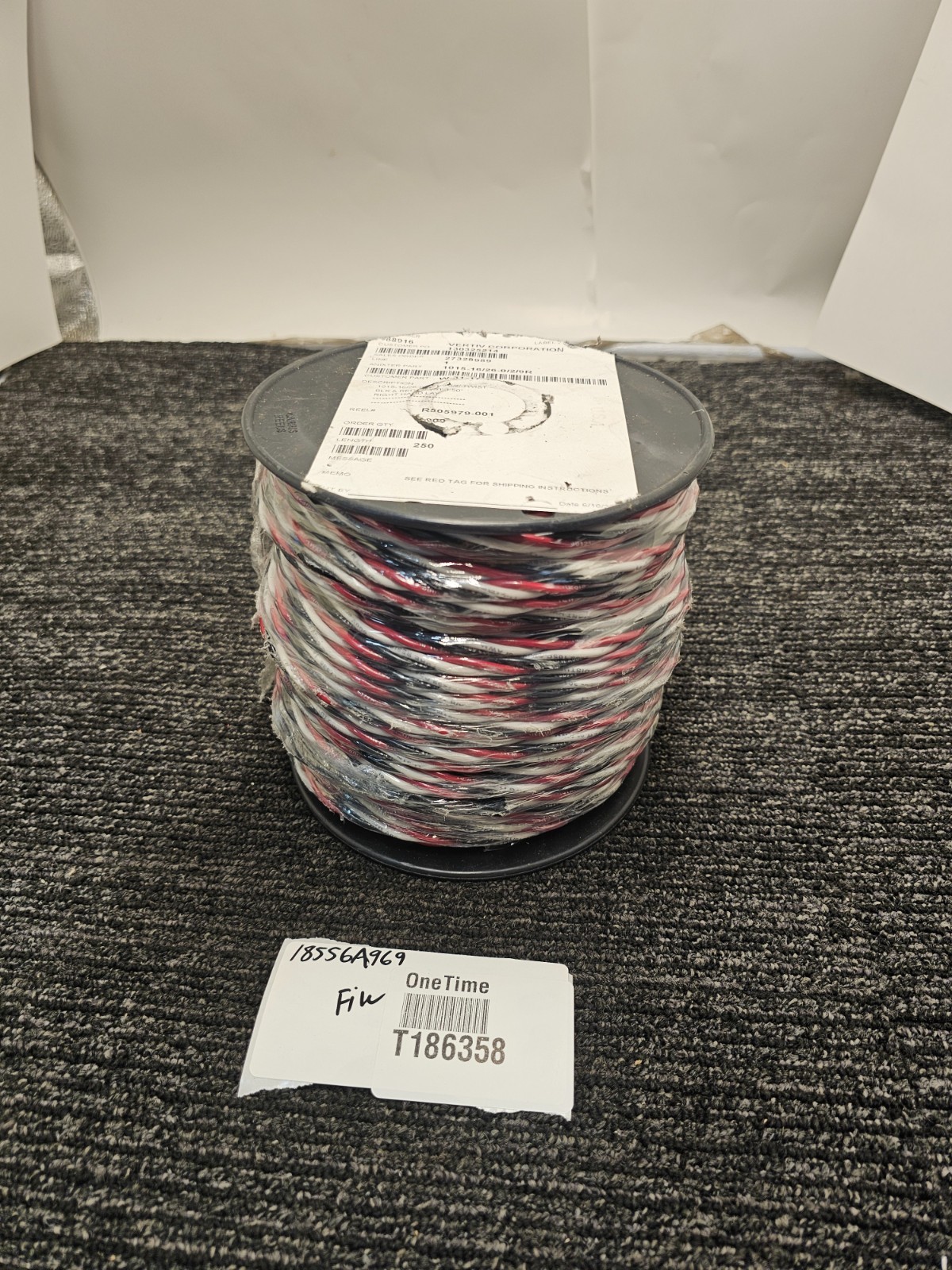 Vertiv 101-16/26/-0/2/9R 250 Feet Black Red White 1.50″ Twisted Wire