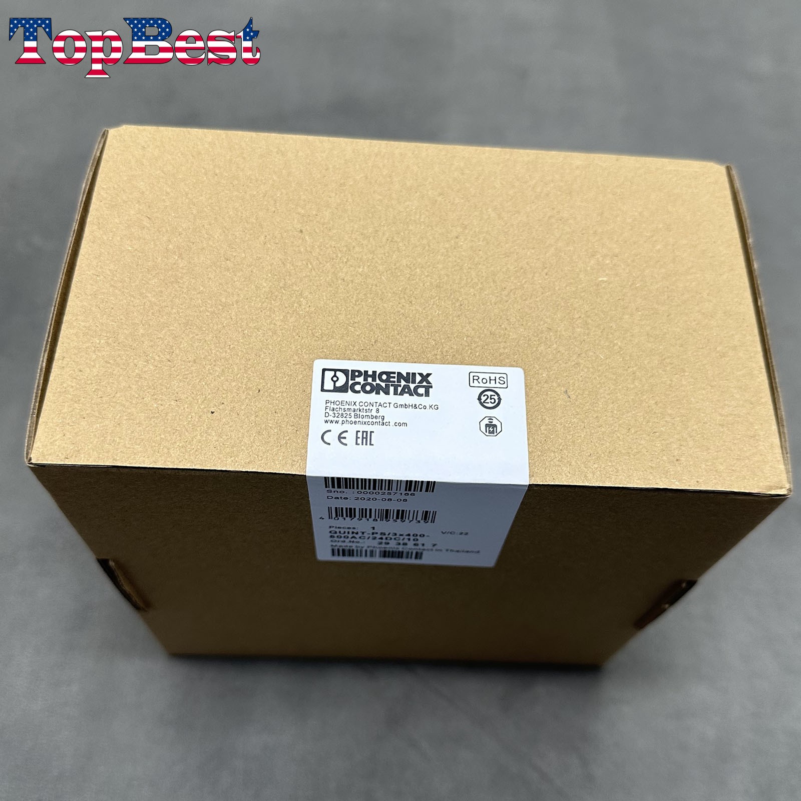 3-Phase Power Supply 2938617 QUINT-PS-3X400-500AC/24DC/10 for Phoenix Contact