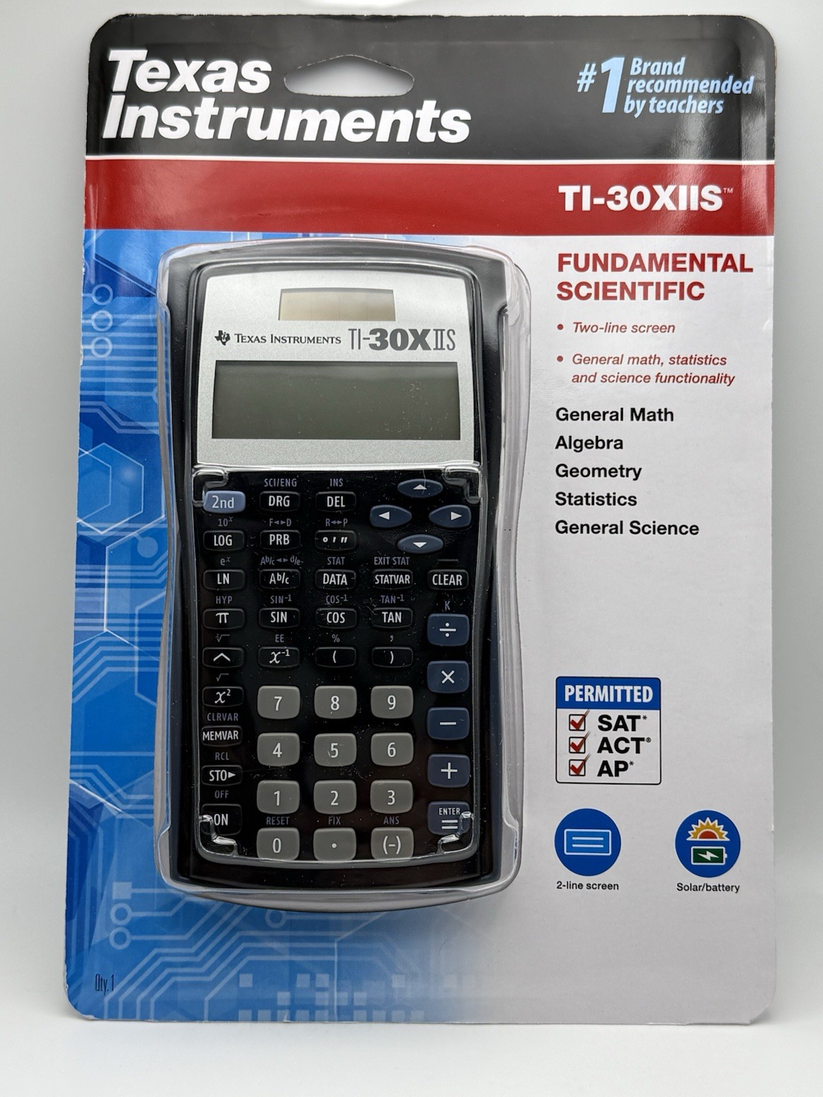 Texas Instruments TI-30X IIS Scientific Calculator New Sealed Old Stock 2009