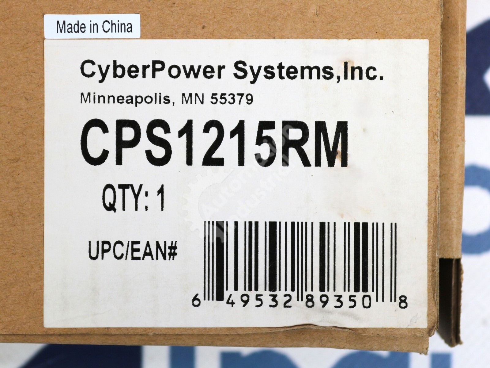 CPS-1215RM By CyberPower 100-125V 15A 10-Outlet Power Distribution Unit NSFP