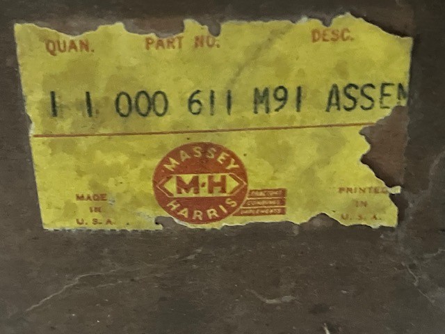 Massey Harris piston – new OEM