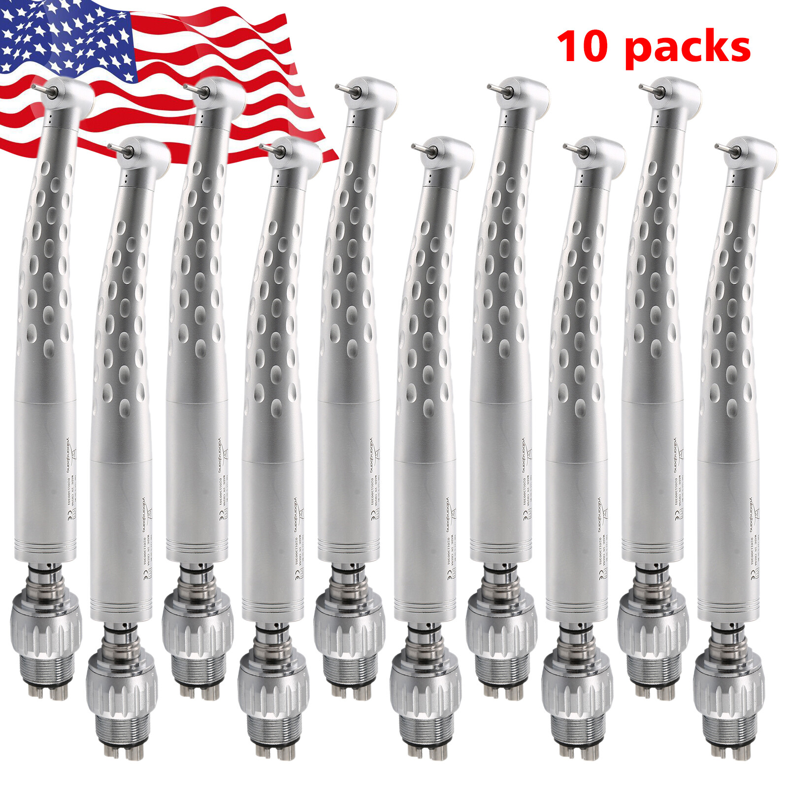 Dental High Speed Handpiece with 4 Holes Swivel Quick Coupler Coupling Fit KaV