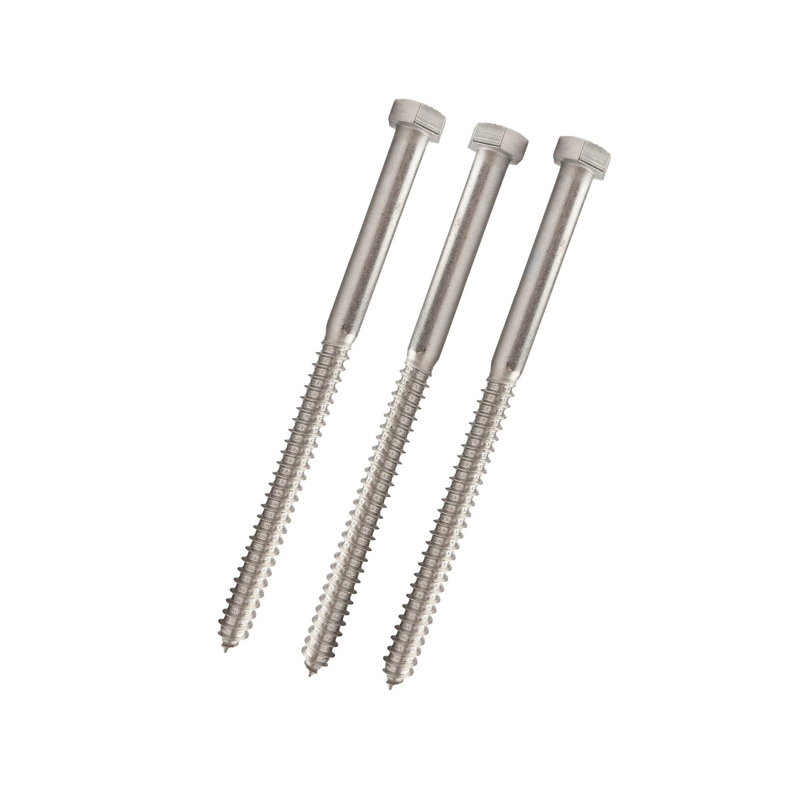 Conquest 1/2″ x 8″ Lag Bolts, 316 Stainless Steel, Coarse Threads Hex Head, C…