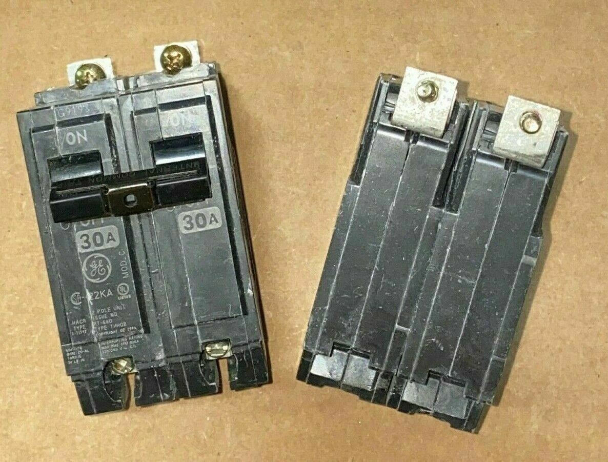 NEW GE THHQB THHQB2130 2 Pole 30 Amp 240v 22kA Bolt-On Circuit Breaker