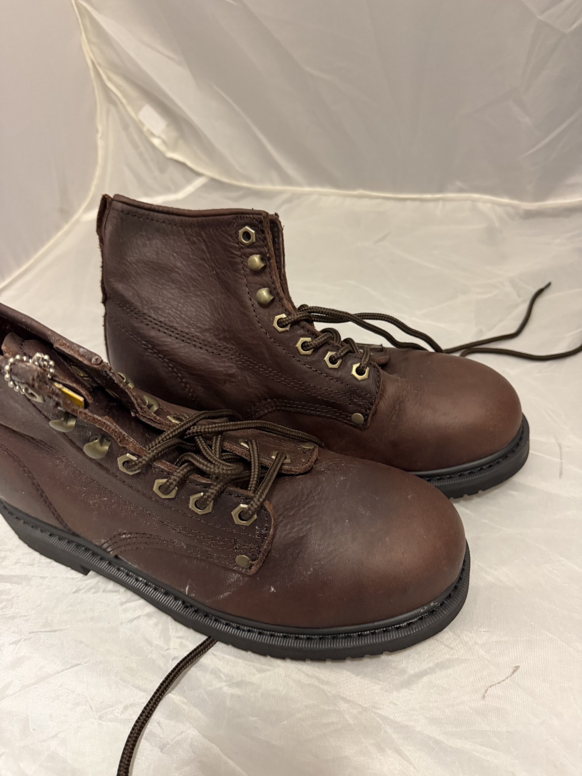Bonanza Lace-Up Steel Safety Toe Work Boots. New without Box. Size 9.5 and 12!