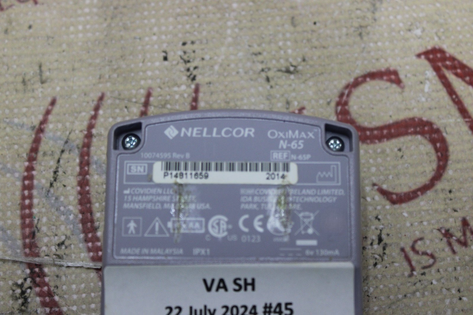 Nellcor Oximax N-65 Pulse Oximeter