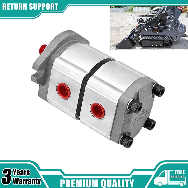 PGP51088G3LP Fits AGT Hydraulic Pump Two-Section for Skid Steer Loader KTT23 New