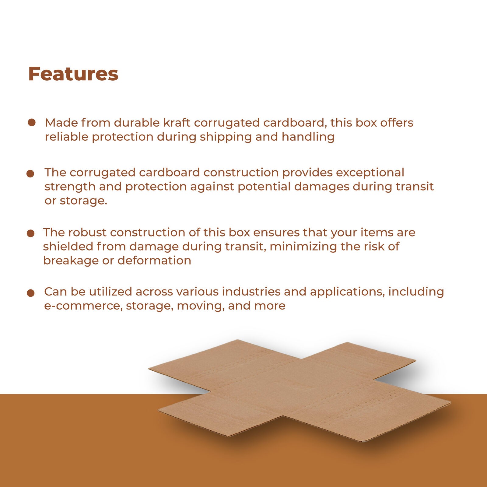 9 5/8 x 6 5/8 x 1 1/4″ White Multi-Depth Corrugated Bookfold 50/Case