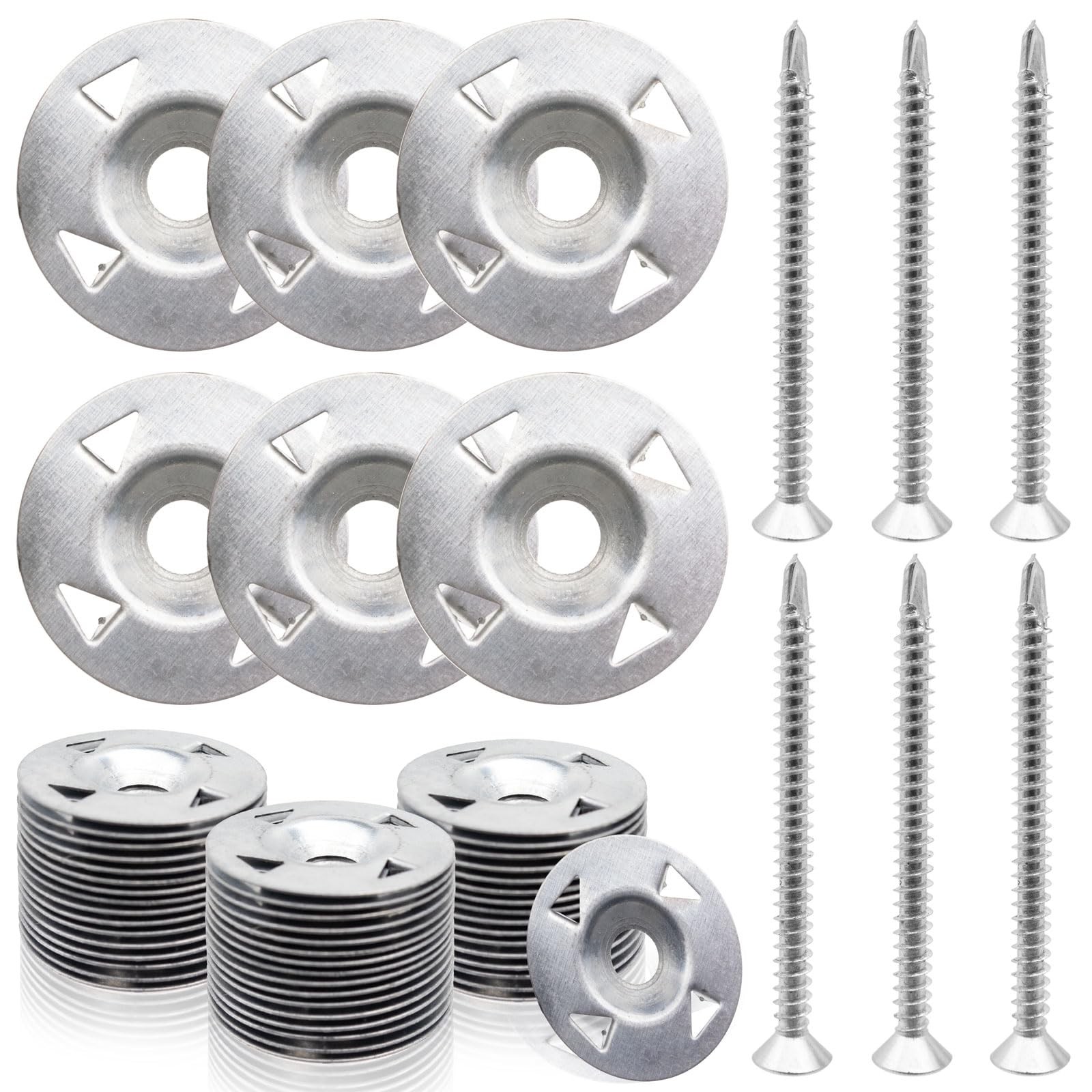200 Pcs Foam Board Fasteners Kit Washers for Insulation Foam Board Panels 100…