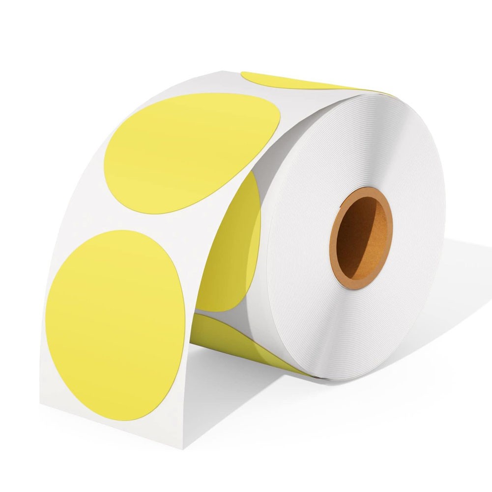 2″ Round Color Coding Labels Roll Circle Dot Sticker Self-Adhesive Removable