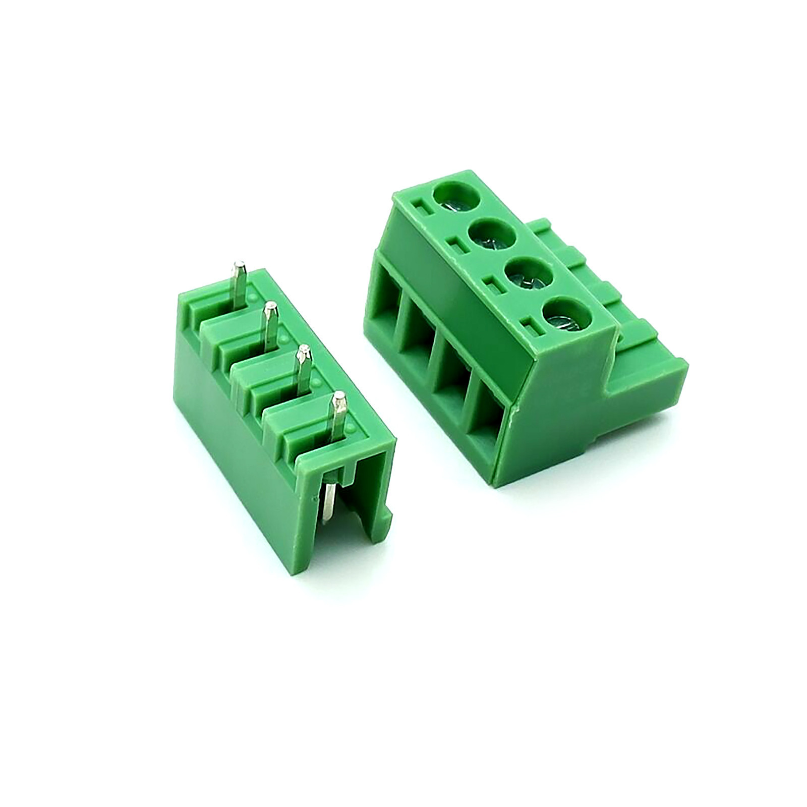 US Stock 10Set 2EDG 4 Pin 4P Plug-in Screw Terminal Block Connector 5.08mm Pitch