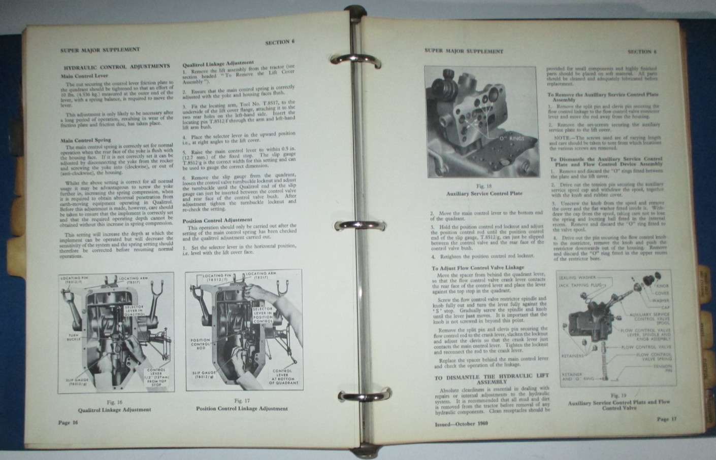 Ford Fordson Major & Power Major Tractor Service Shop Repair Manual ORIGINAL!