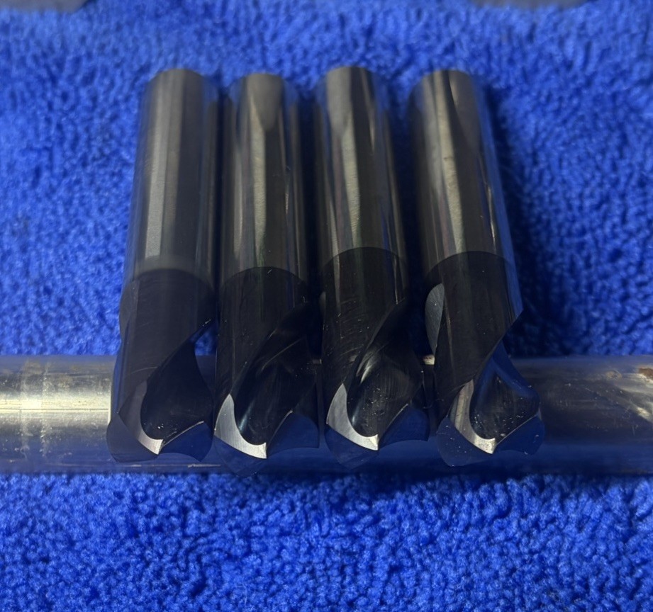 1/2 Diameter X 3” AOL 142 Deg TiAN Coated Solid Carbide Spot Drill ( 1 pc )