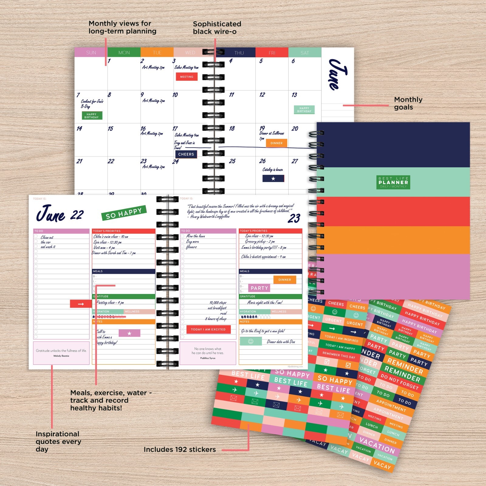 Daily Monthly Luxe Planner