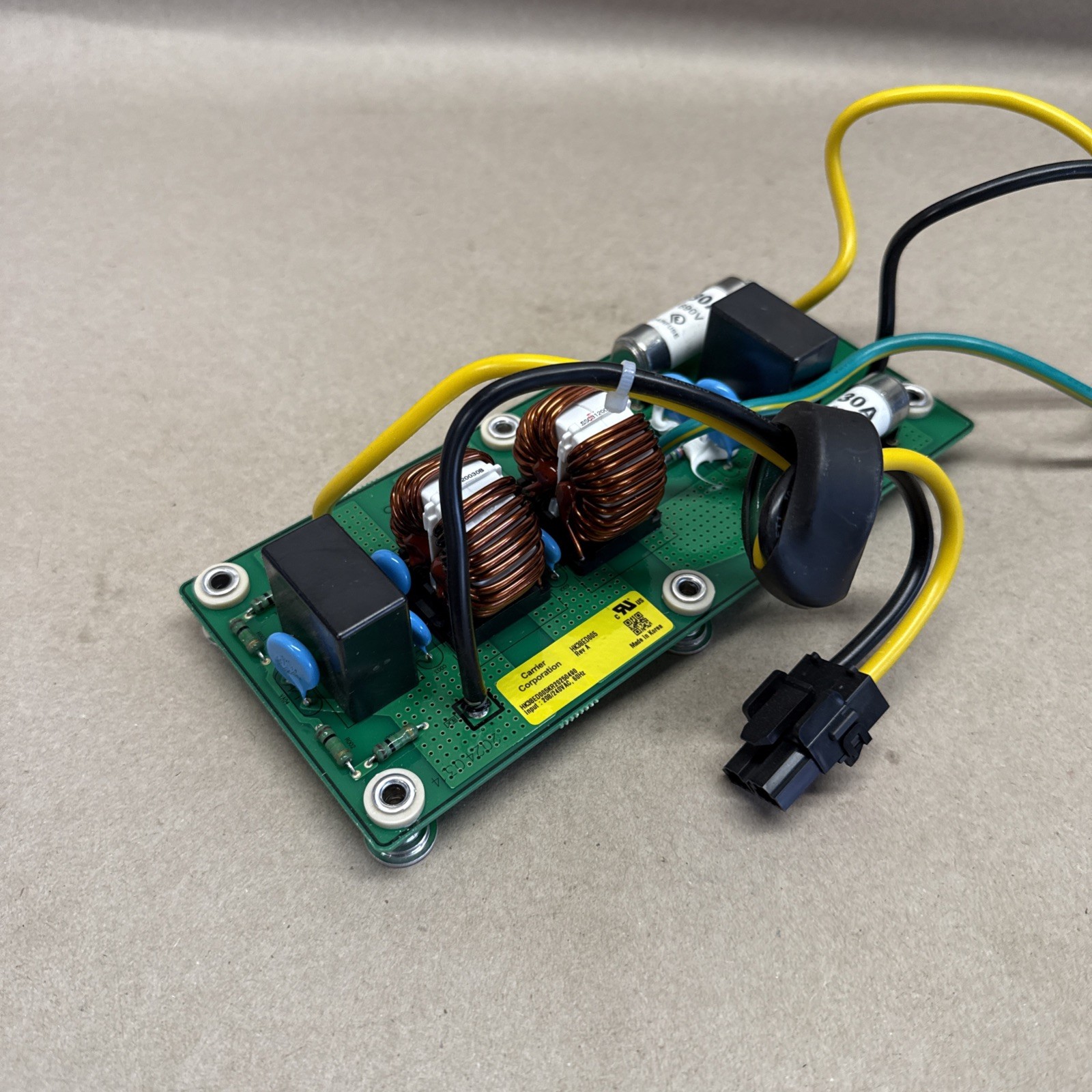 Carrier EMI Control Board HK38ED005 Rev A 208/240V