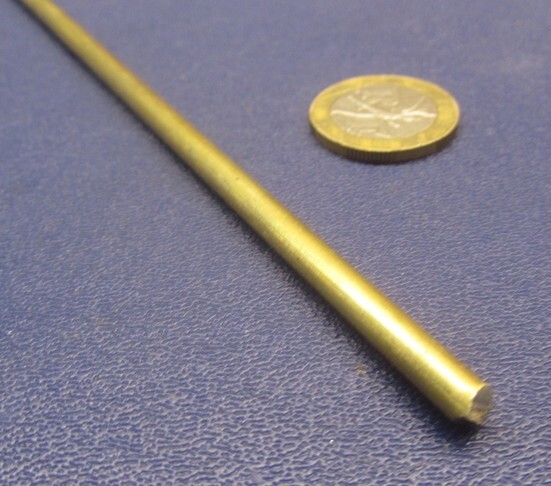 360 Brass Rod 3/16″ (.188″) Diameter x 24.0″ Length, 4 Pcs, 8 Ft
