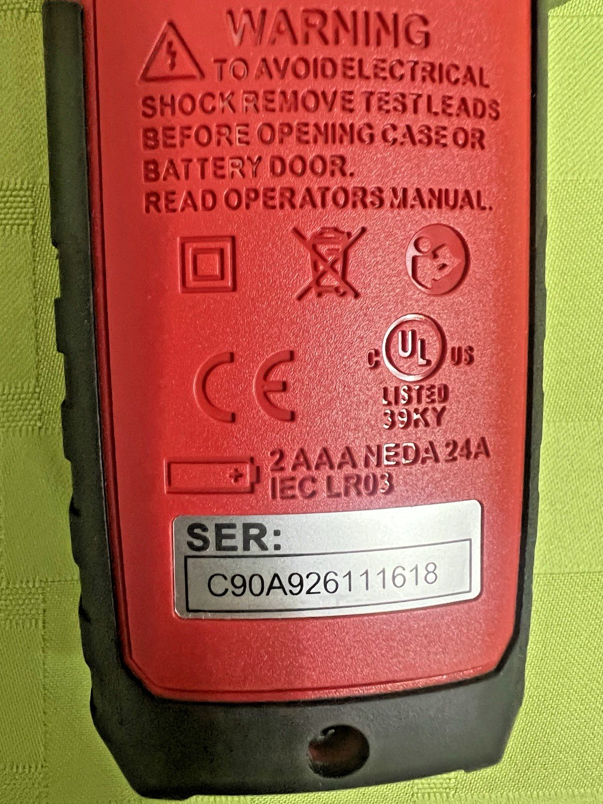 MINT Milwaukee CAT III 600V True RMS 400 Amp Clamp Meter RED Model 2235-20