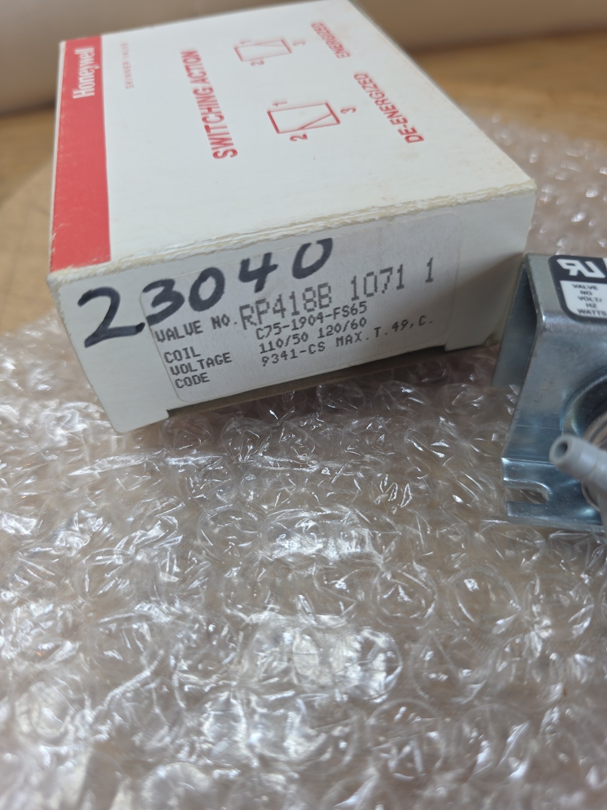Honeywell RP418A 1107 1