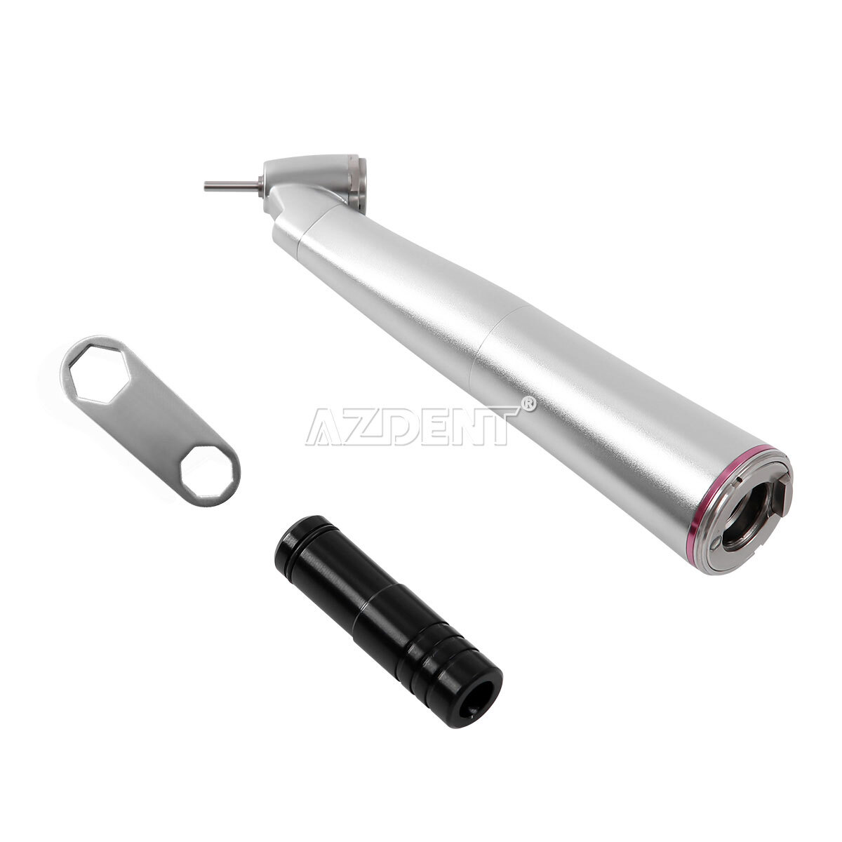 AZDENT Dental Optic Fiber 1:4.2 increasing Handpiece 45°Angle Fit FG 1.6mm