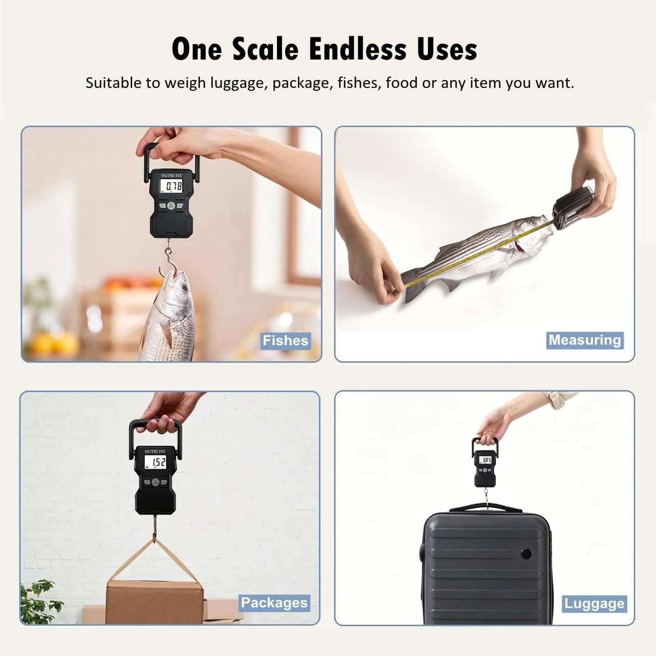 Luggage Weight Scale 110lb Hanging Luggage Scale for Suitcase