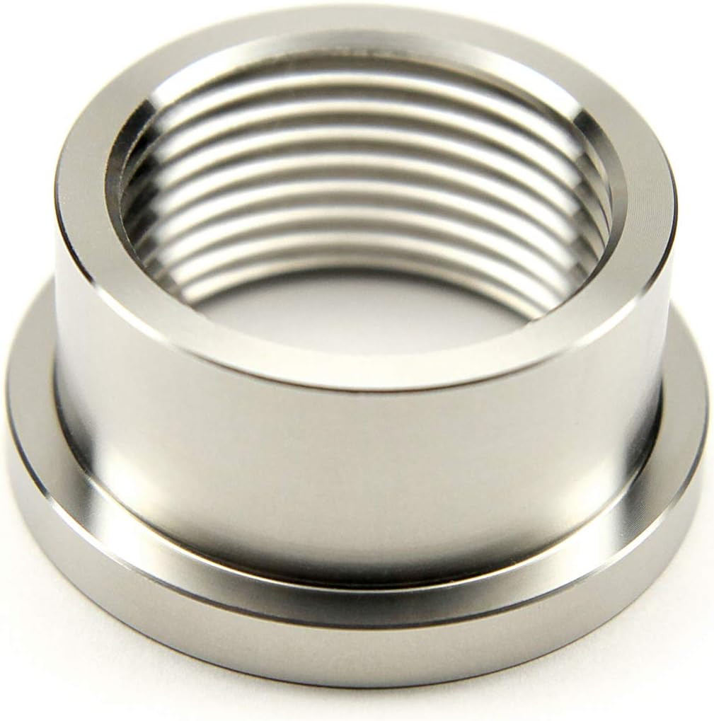 G 1″ (BSPP) Stainless Steel 304 Female Threaded Stepped Weld Bung Mounting Fitti
