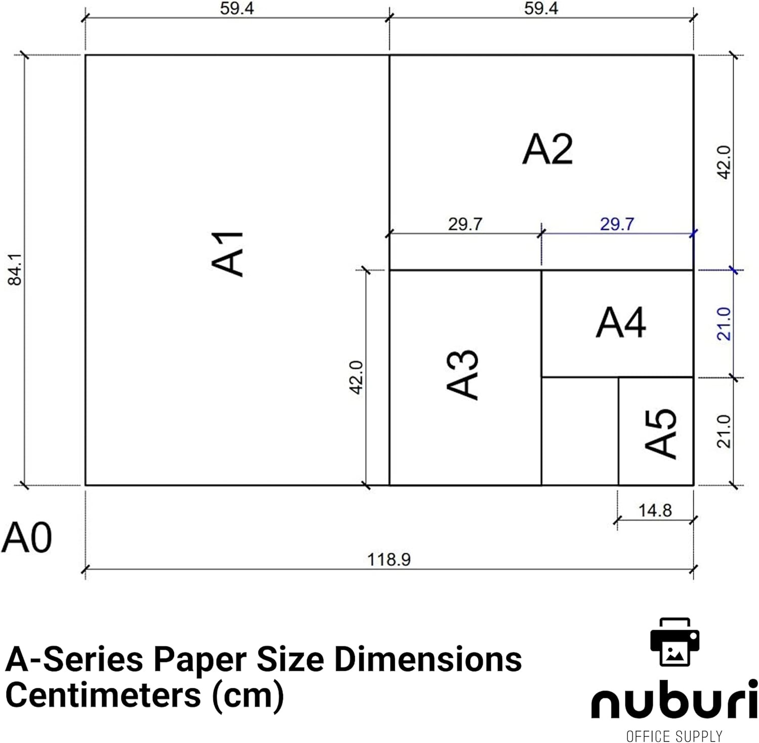 A4 Size Printer Paper Documents – 80 gsm / 21lb