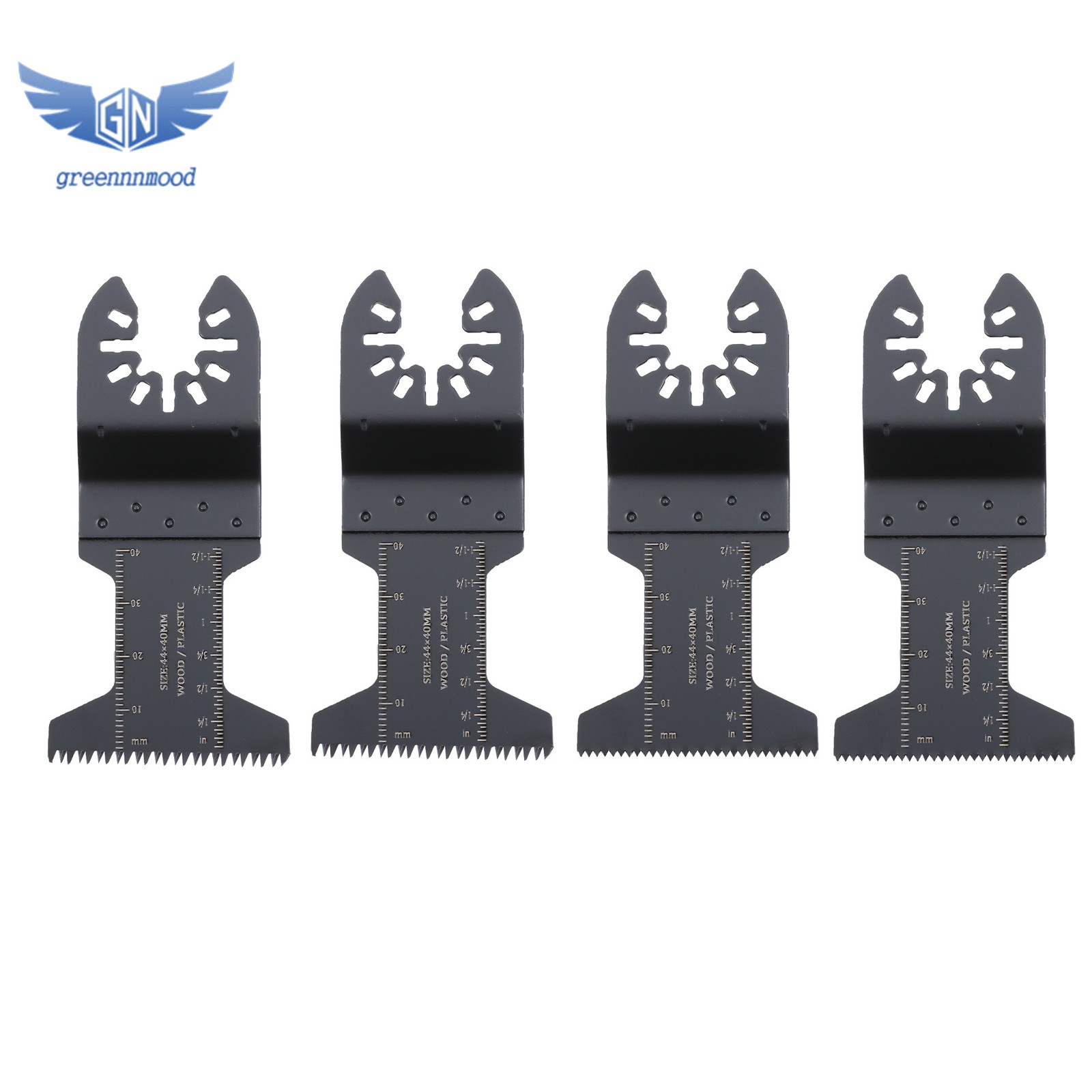 104Pcs Oscillating Multi Tool Blade Include 18 Types Blades 80 Sandpapers 4 Pads