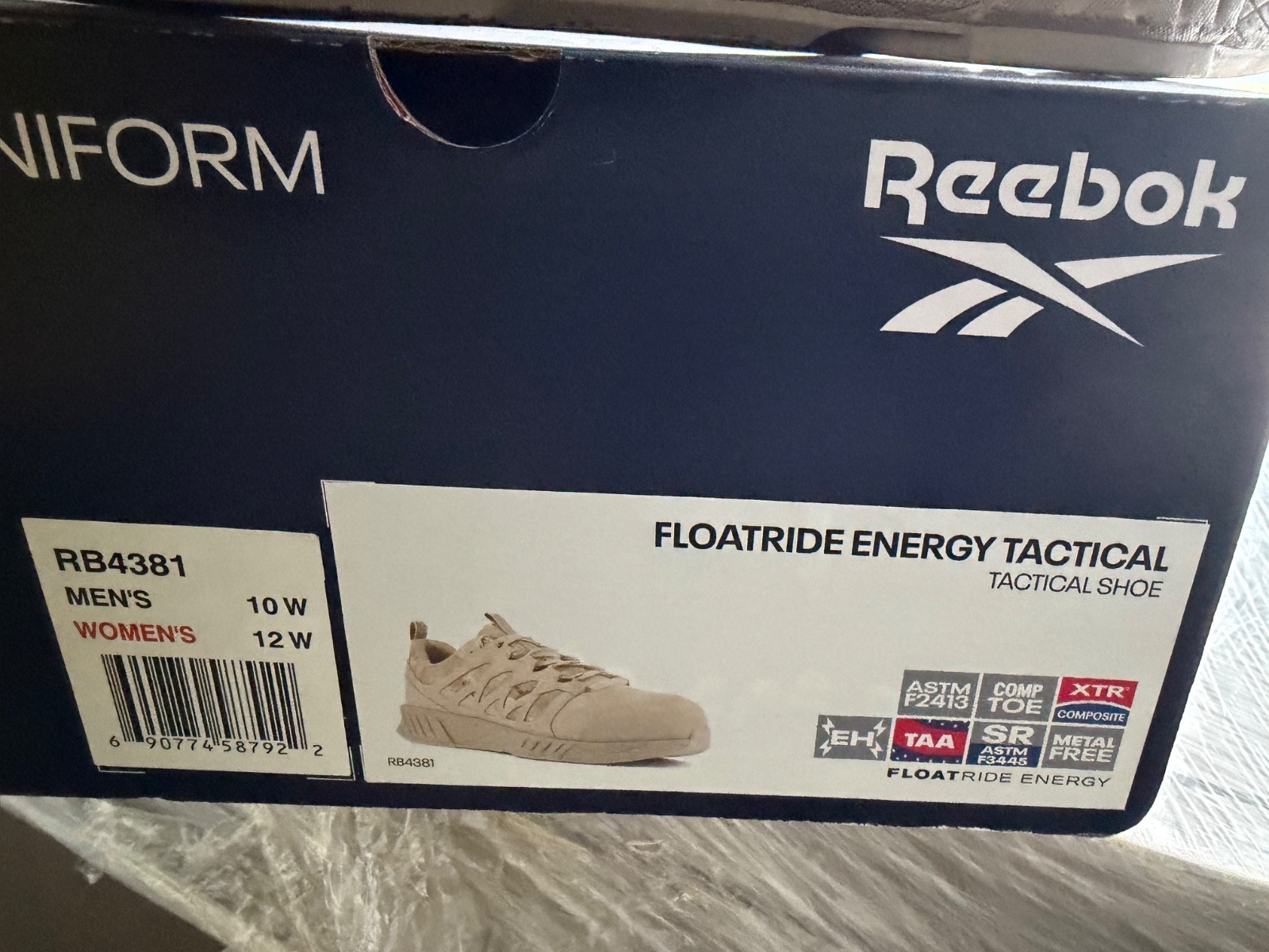 Reebok Men’s 10W RB4381 Floatride Energy Tactical Shoes Athletic Work & Safety