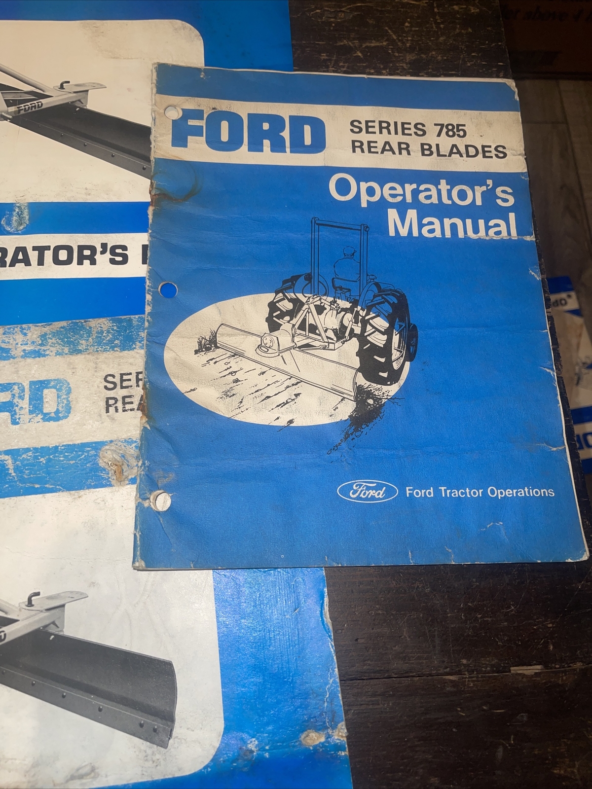 Lot Of 9 Ford rear blade operators manual Series 781b 782 782b 785