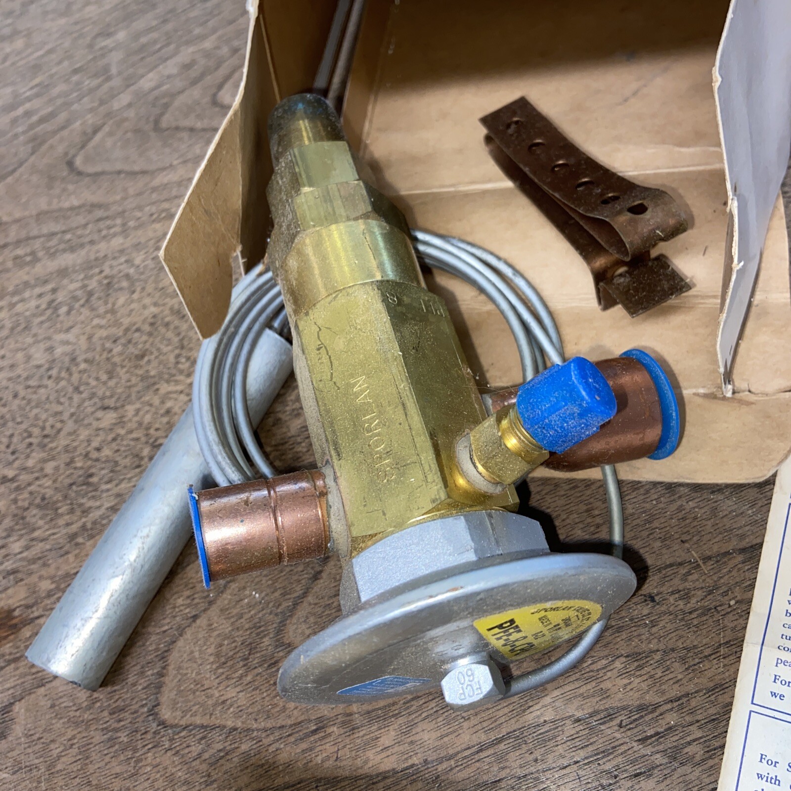 SPORLAN PFE -8-CP60 Thermostatic Expansion Valve NOS NIB A/C REFRIG 5/8 & 7/8