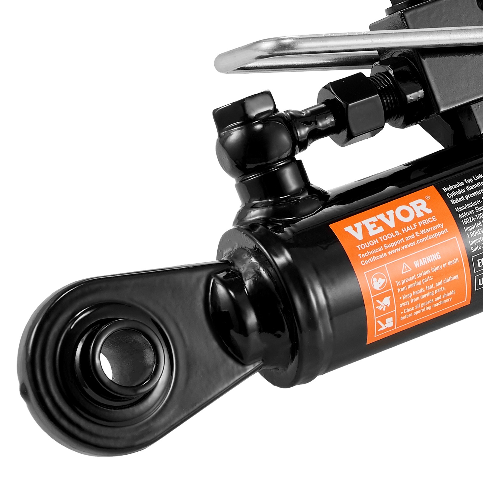 Uimoso Hydraulic Top Link Cat.1-1 / Cat.2-2 18 1/8″ – 31 7/8″ with 2x Hoses