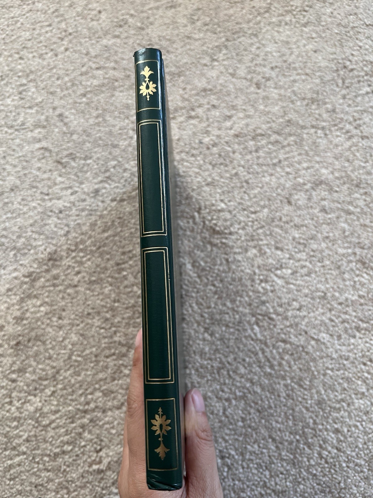 Vintage Anything Book Hardcover Blank Journal Unlined Unruled Sketch Art Deco