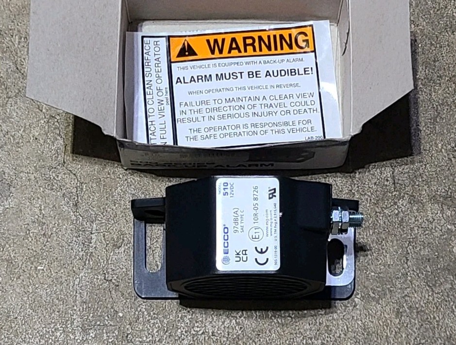 ECCO Model 510 Back-Up Alarm 97dB, 12VDC