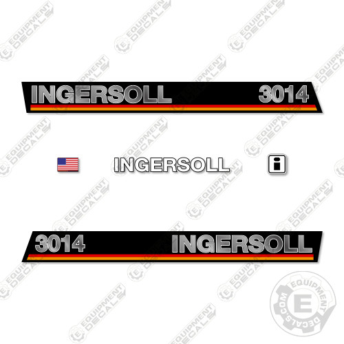 Fits Ingersoll 3014 Decal Kit Mower – 7 YEAR OUTDOOR 3M VINYL!