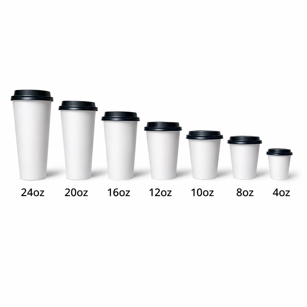 Sierra 12oz Paper Hot Cups, 1000 Count Disposable Coffee Cups, 20 Packs of 50