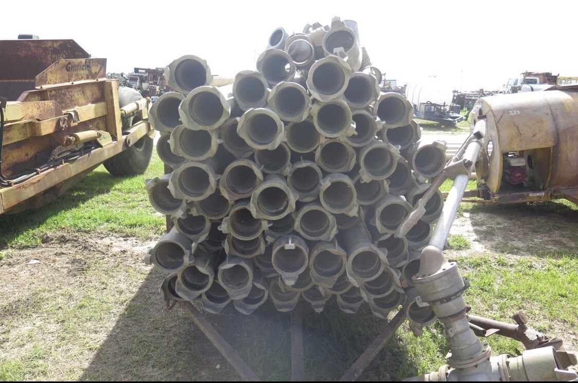 5” aluminum irrigation pipe rainbow twist lock priced per foot. 200’ minimum