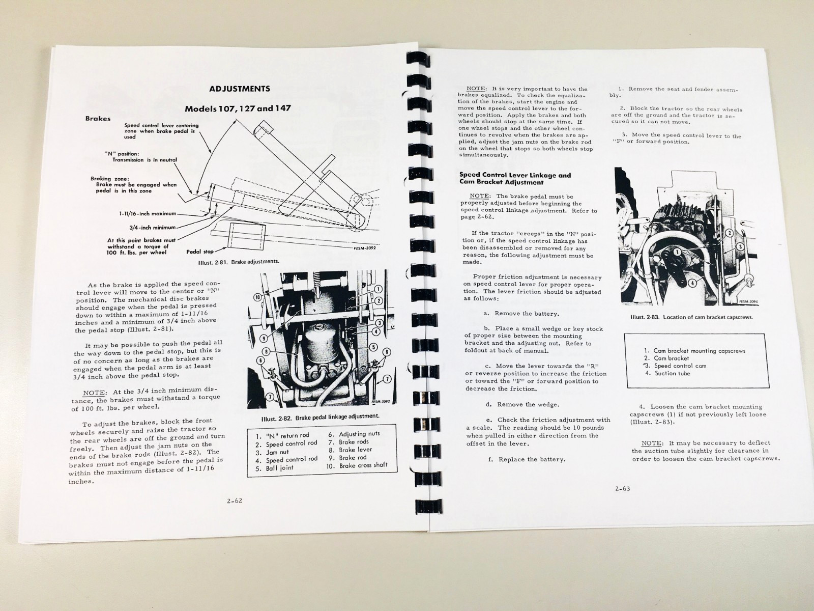International Cub Cadet 73 106 107 Lawn Mower Garden Tractor Service Shop Manual