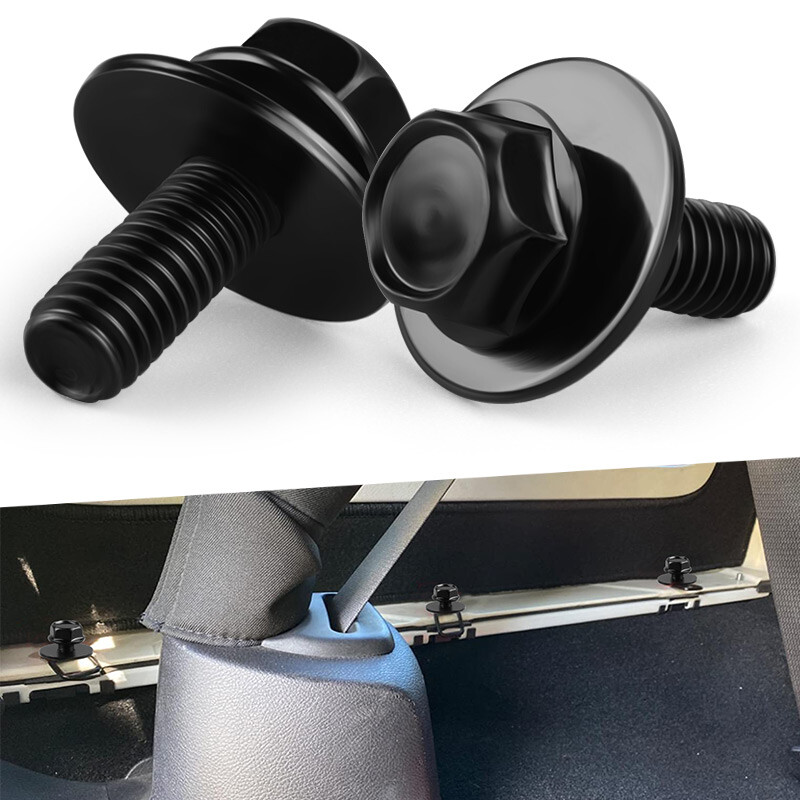 Car Auto Body Bolts Screws Fastener M6-1.0x 16mm Long- 10mm Hex- 17mm Washer USA
