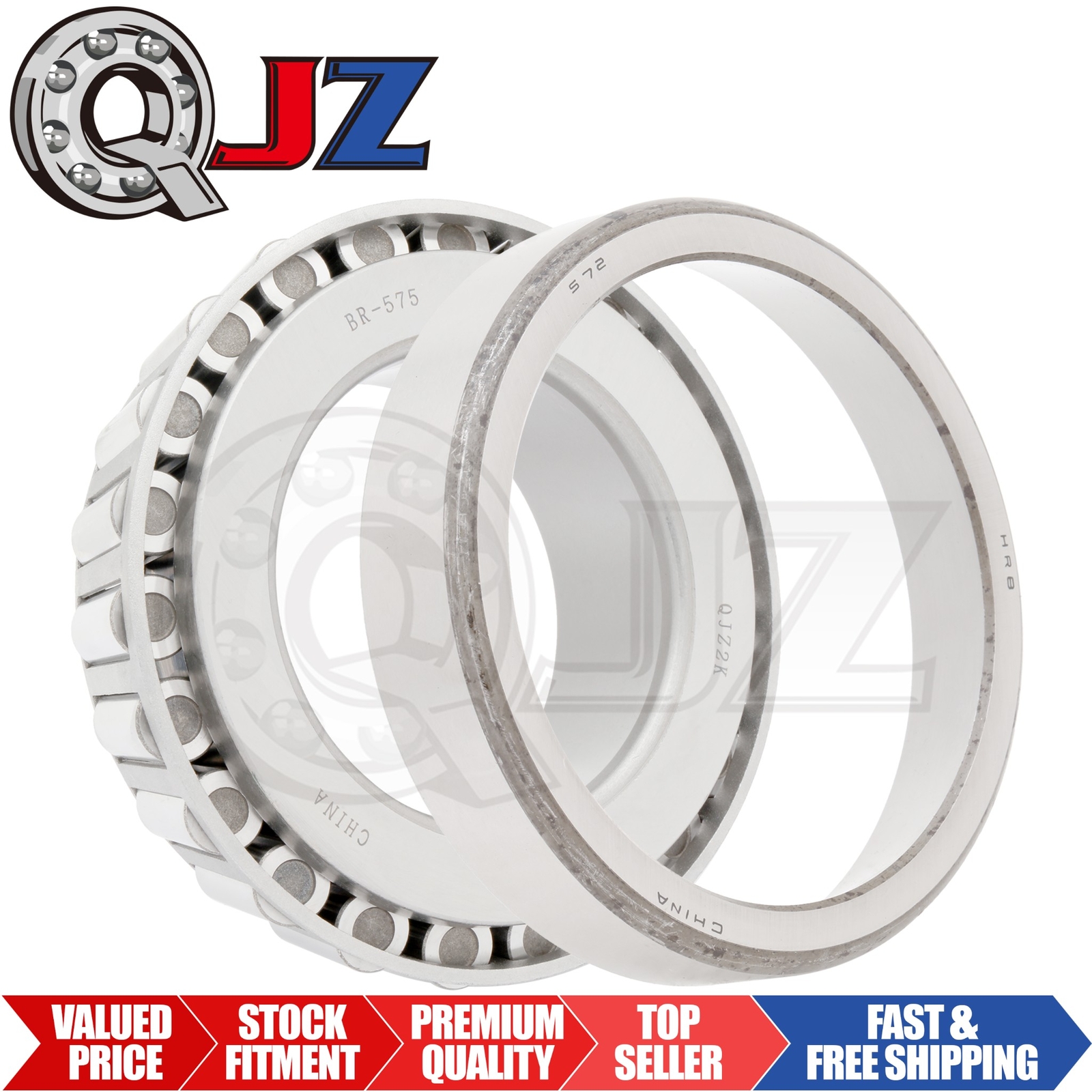 [Qty.1] New 575-572 Tapered Roller Bearing Set [3.0″ ID x 5.5115″ OD x1.437″ W]