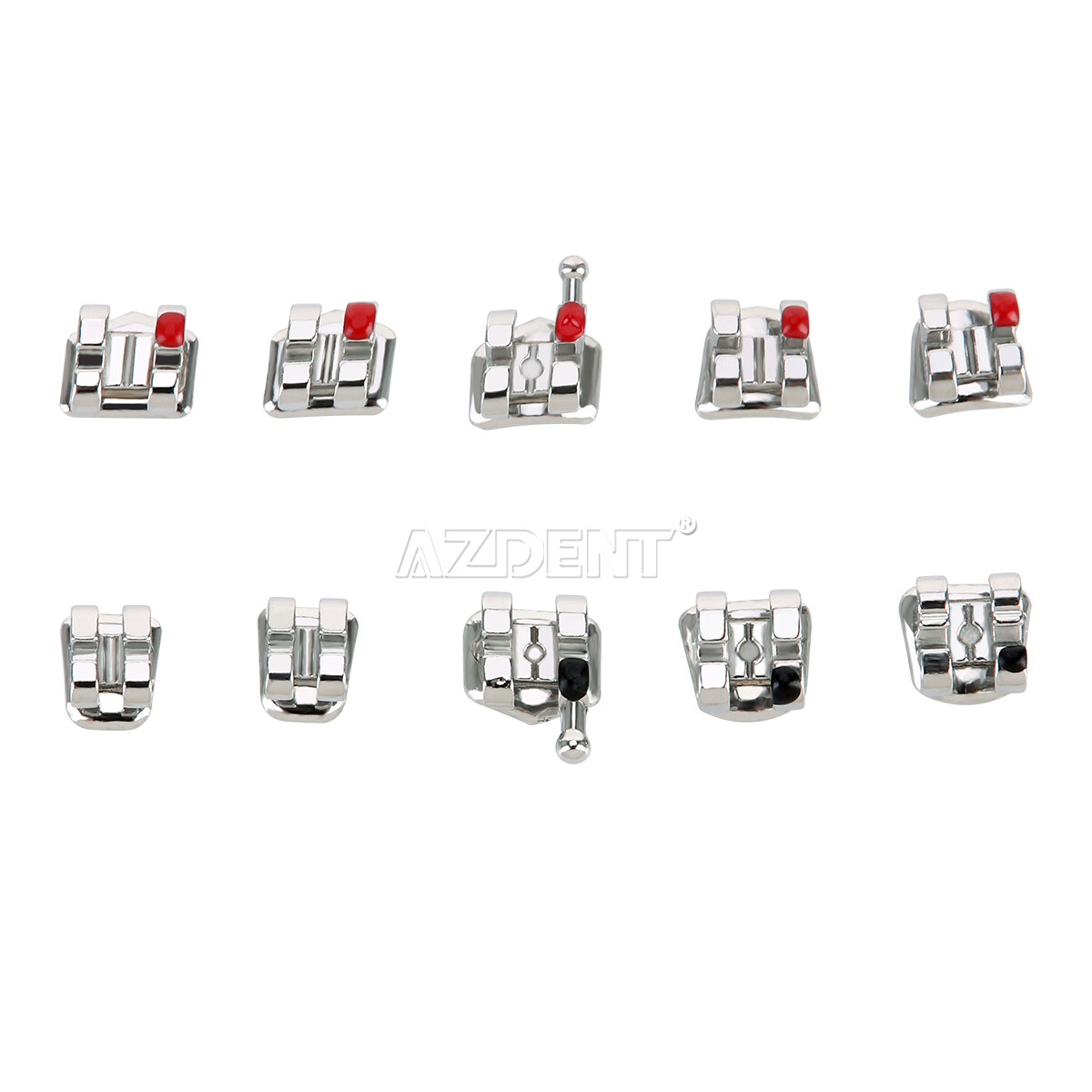 Dental Orthodontic Brackets Braces Mini /Standard Roth /Edgewise /MBT 018 022 AZ