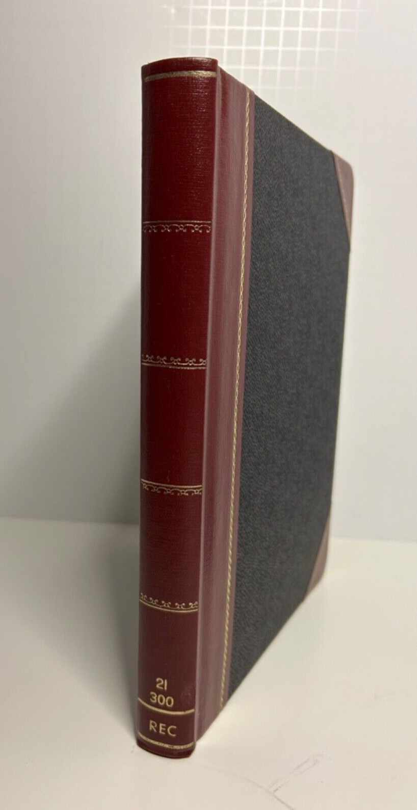 Vintage BOORUM & PEASE Account Book Ledger Journal 21 300 REC Made In USA