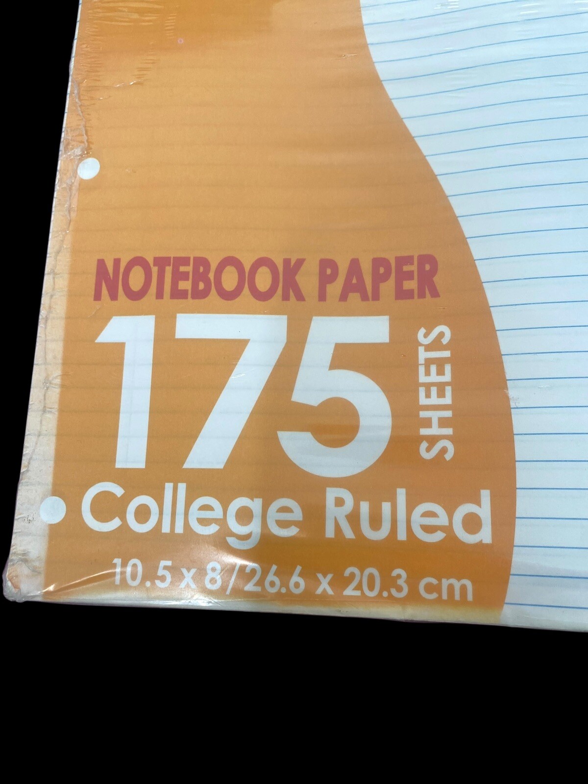 College Ruled Filler Notebook Norcom Binder Paper 175 Sheets Stationary Supplies