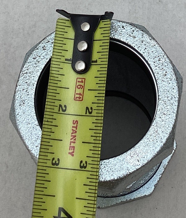 Smith-Blair 2” Galvanized Slip Joint Pipe Compression Coupling 525-00023800-003